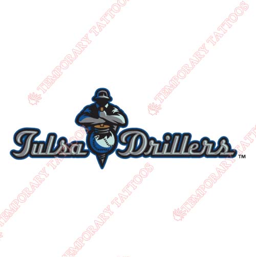 Tulsa Drillers Customize Temporary Tattoos Stickers NO.7788